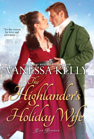 Book cover for The Highlander's Holiday Wife