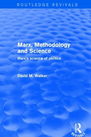 Cover of Revival: Marx, Methodology and Science (2001)