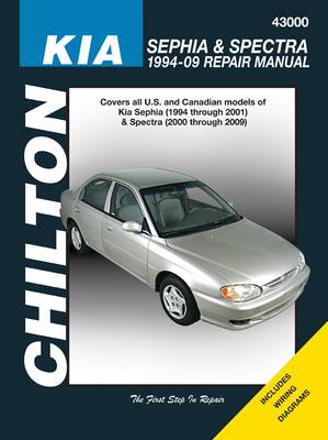 Book cover for KIA Sephia & Spectra 1994-09 Repair Manual