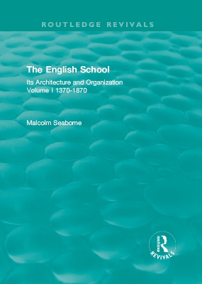 Book cover for The English School