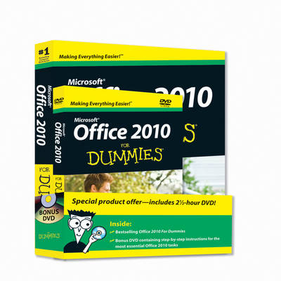 Book cover for Office 2010 For Dummies, Book + DVD Bundle