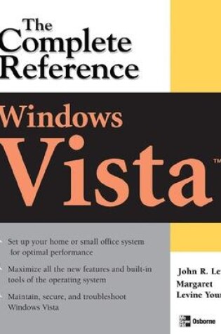 Cover of Windows Vista: The Complete Reference