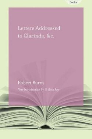 Cover of Letters Addressed to Clarinda, &c.