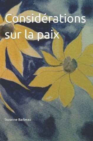 Cover of Considerations sur la paix