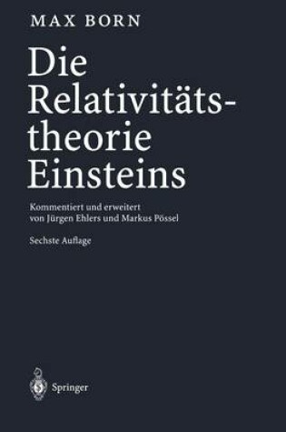Cover of Die Relativitätstheorie Einsteins