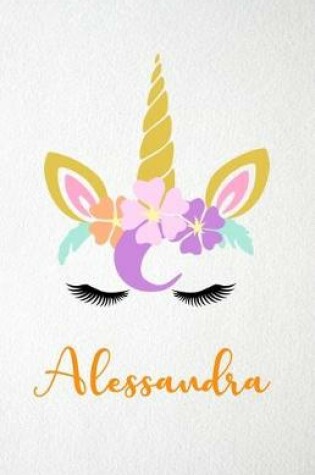 Cover of Alessandra A5 Lined Notebook 110 Pages