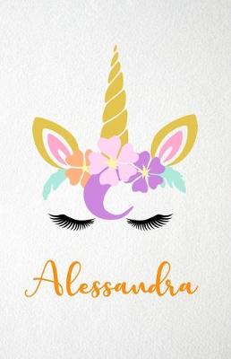 Book cover for Alessandra A5 Lined Notebook 110 Pages