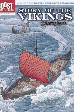 Cover of Boost Story of the Vikings Coloring Book