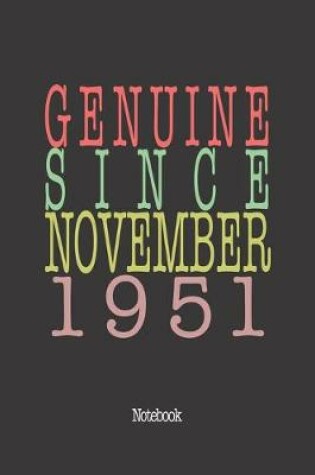 Cover of Genuine Since November 1951