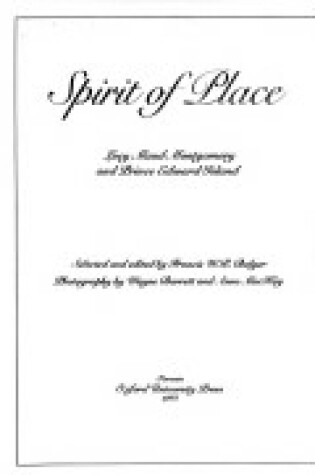 Cover of Spirit of Place