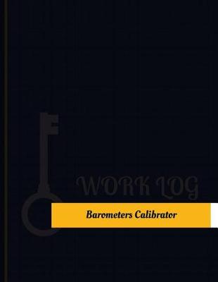 Book cover for Barometers Calibrator Work Log