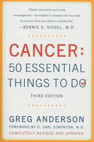 Cover of Cancer: 50 Essential Things to Do