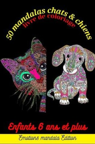 Cover of 50 mandalas chats & chiens