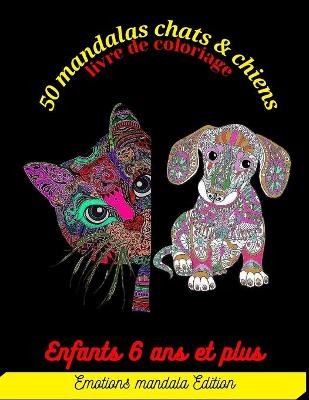 Book cover for 50 mandalas chats & chiens