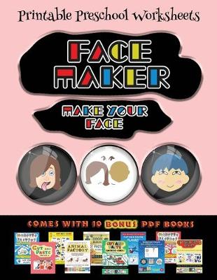Book cover for Printable Preschool Worksheets (Face Maker - Cut and Paste)