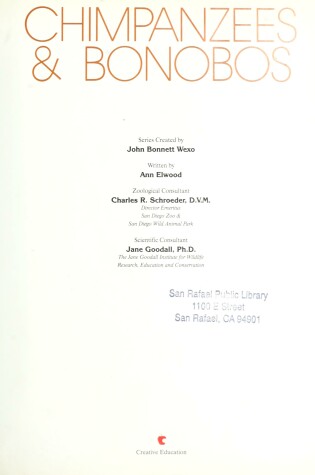 Cover of Chimpanzees & Bonobos