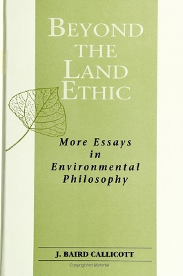 Book cover for Beyond the Land Ethic