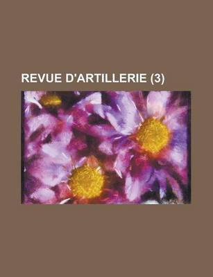 Book cover for Revue D'Artillerie (3)