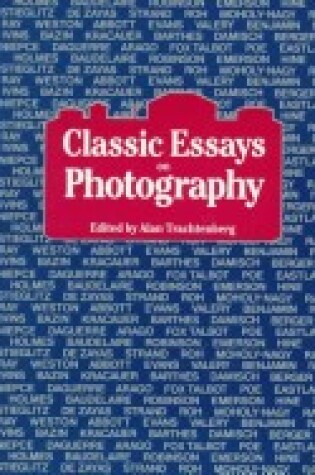 Cover of Classic Essays on Photography