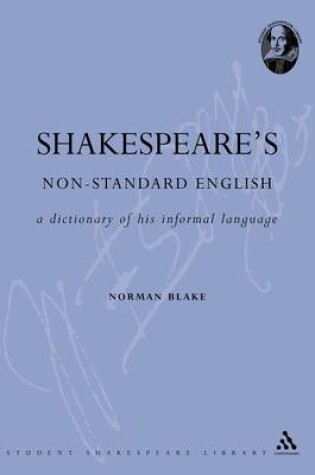 Cover of Shakespeare's Non-Standard English