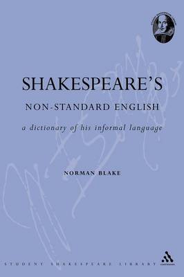 Cover of Shakespeare's Non-Standard English