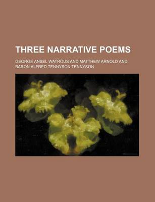 Book cover for Three Narrative Poems