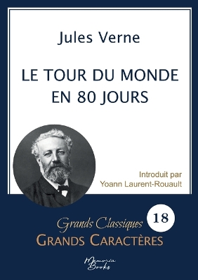 Book cover for Le tour du monde en 80 jours en grands caractères