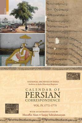 Book cover for Calendar of Persian Correspondence 1772-1775