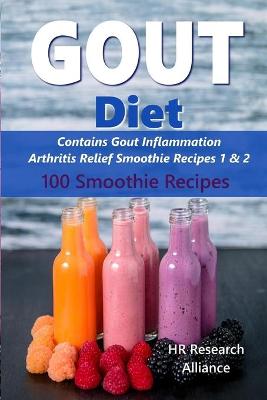 Book cover for Gout Diet - Contains Gout Inflammation Arthritis Relief Smoothie Recipes 1 & 2