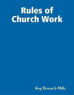 Book cover for Rules of Church Work