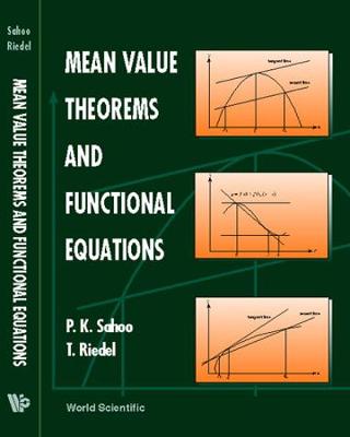 Book cover for Mean Value Theorems And Functional Equations