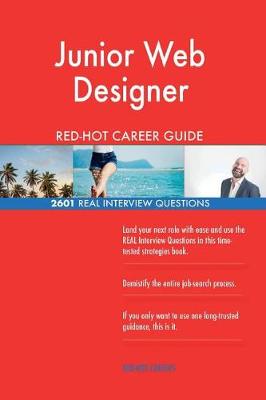 Book cover for Junior Web Designer Red-Hot Career Guide; 2601 Real Interview Questions