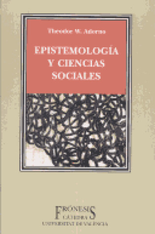Cover of Epistemologia y Ciencias Sociales