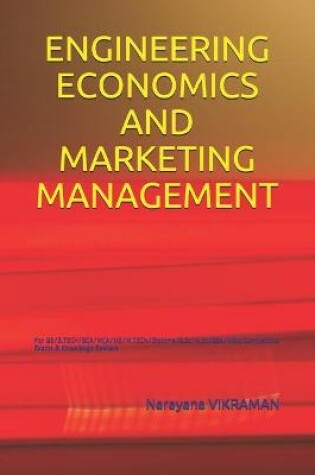 Cover of Engineering Economics and Marketing Management