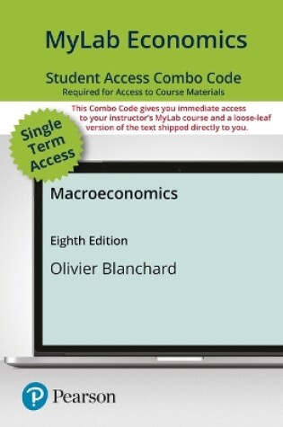 Cover of Mylab Economics with Pearson Etext -- Combo Access Card -- For Macroeconomics