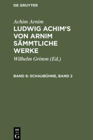 Cover of Schaubuhne, Band 2
