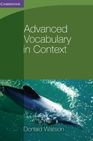 Cover of Advanced Vocabulary in Context