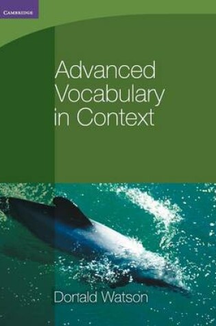 Cover of Advanced Vocabulary in Context