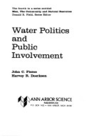 Cover of Water Politics and Public Involvement