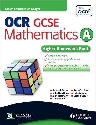 Book cover for OCR GCSE Mathematics A - Higher Homework Book
