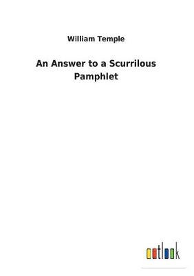 Book cover for An Answer to a Scurrilous Pamphlet