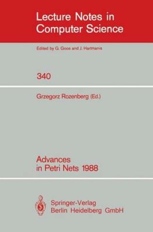 Cover of Advances in Petri Nets 1988