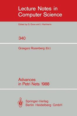 Book cover for Advances in Petri Nets 1988