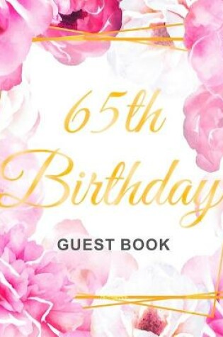 Cover of 65th Birthday Guest Book