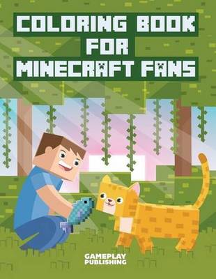 Book cover for Coloring Book for Minecraft Fans