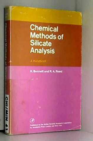 Cover of Chemical Methods of Silicate Analysis