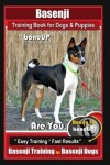 Book cover for Basenji Training Book for Dogs & Puppies By BoneUP DOG Training