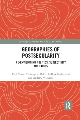 Cover of Geographies of Postsecularity