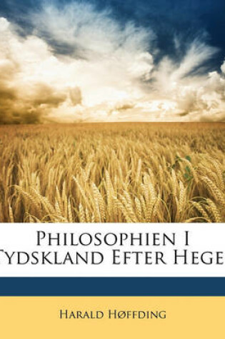 Cover of Philosophien I Tydskland Efter Hegel