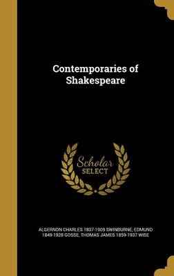 Book cover for Contemporaries of Shakespeare